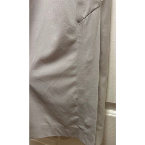 Athleta Tribeca Wide Leg Crop Pants Silver Grey Featherweight Stretch, Size 6 - Picture 3 of 8